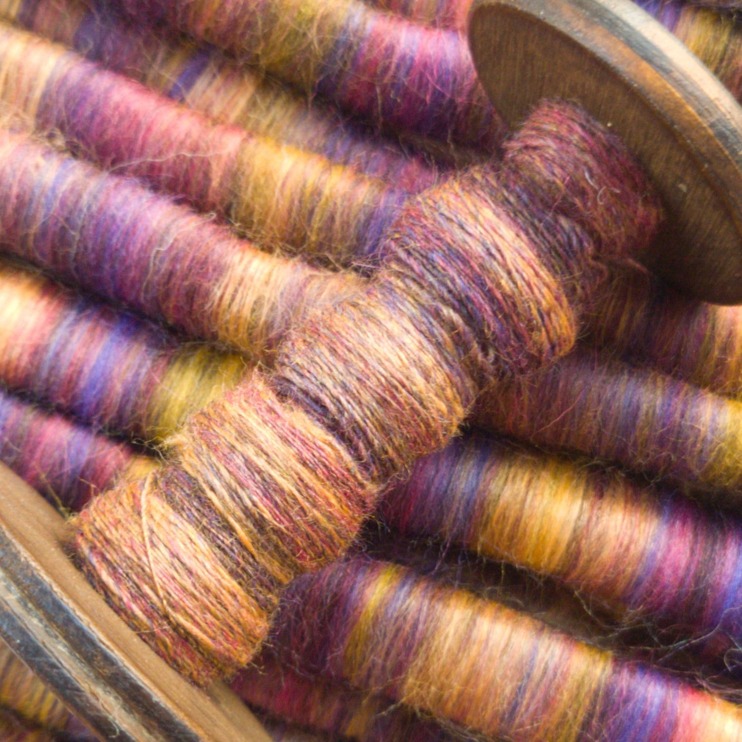 Rolags (or Punis) for spinning, Summer Nights, Special Edition August '24