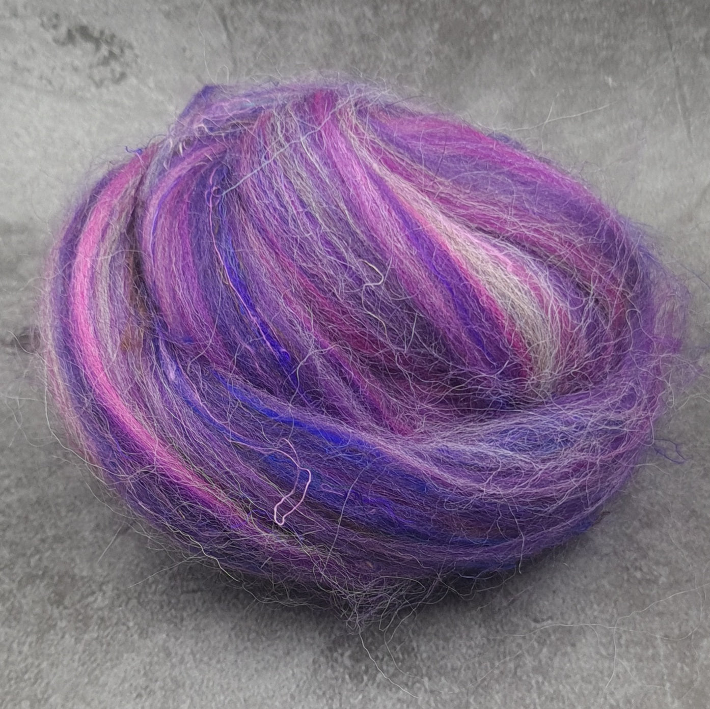 Taster Pack - Winnham Blend - Corriedale, UK Alpaca & Sari Silk Combed Top