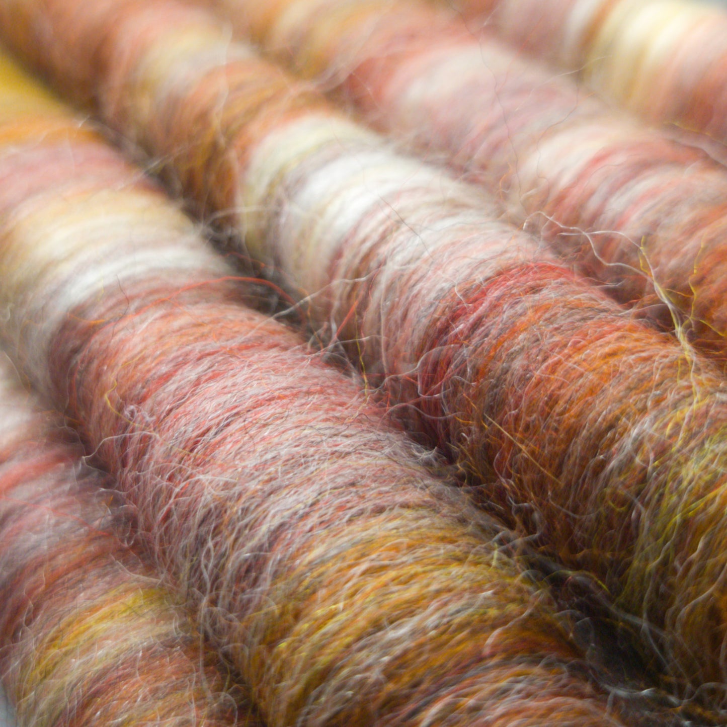 Rolags (or Punis) for spinning, Autumn Leaves, Special Edition October '24