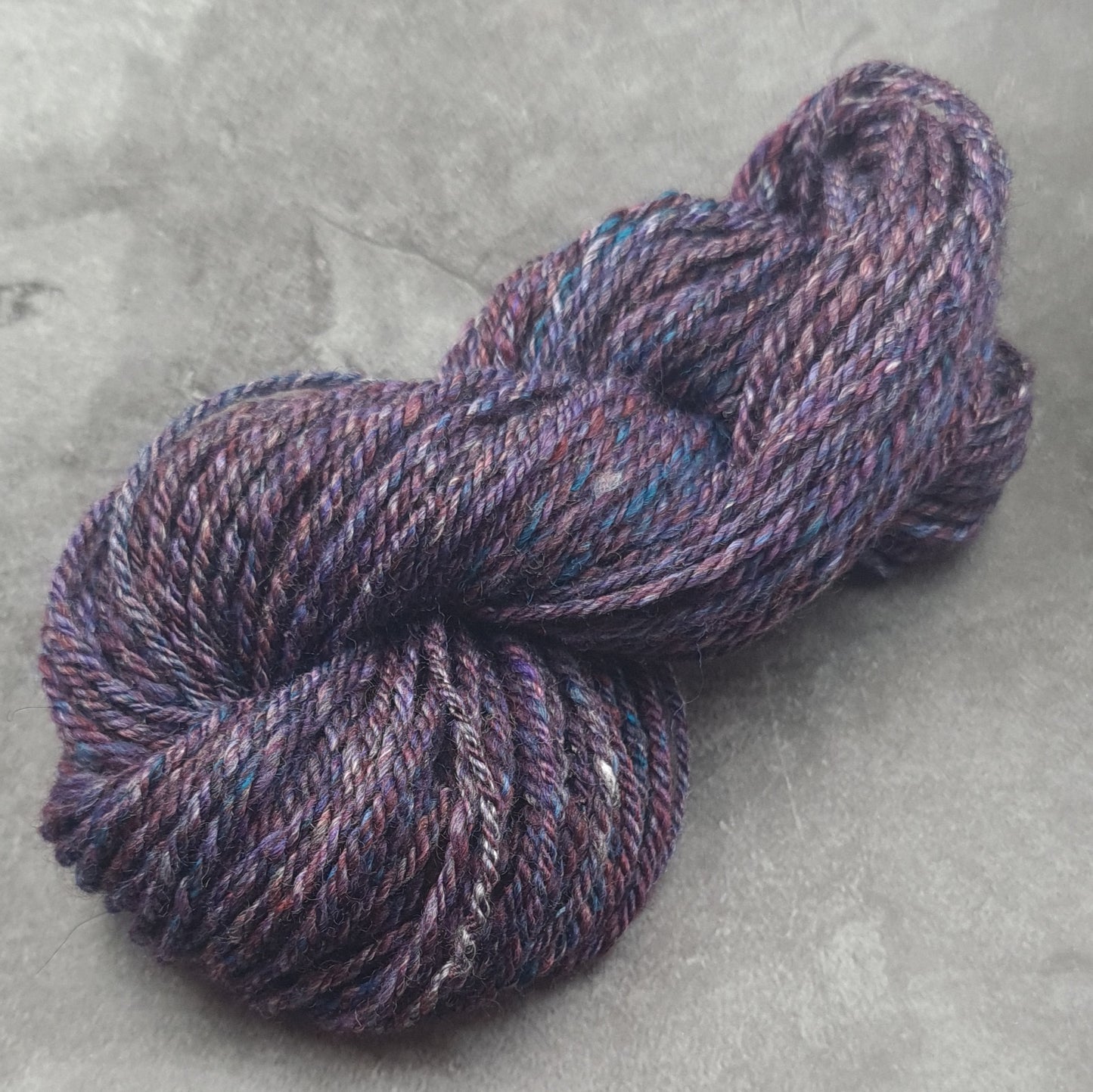 Handspun Worsted/Aran yarn, merino wool, alpaca & silk, mini skeins