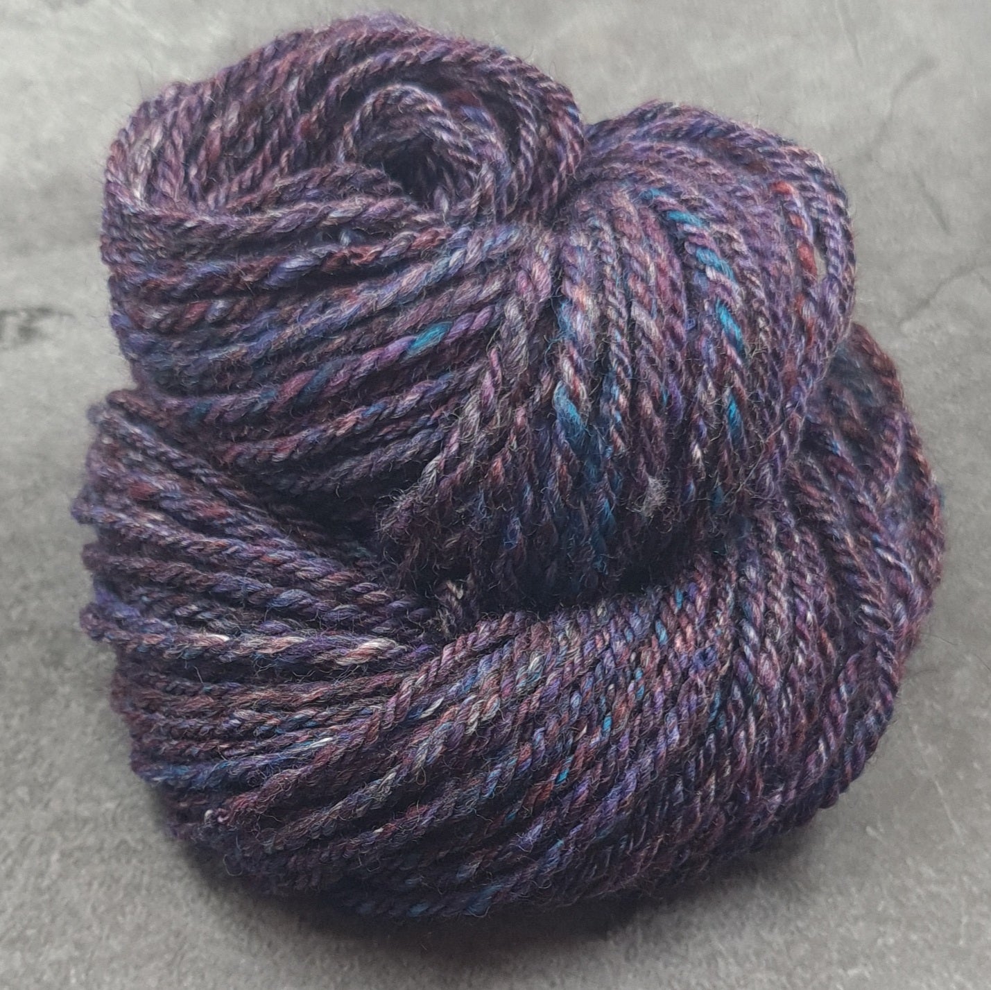 Handspun Worsted/Aran yarn, merino wool, alpaca & silk, mini skeins