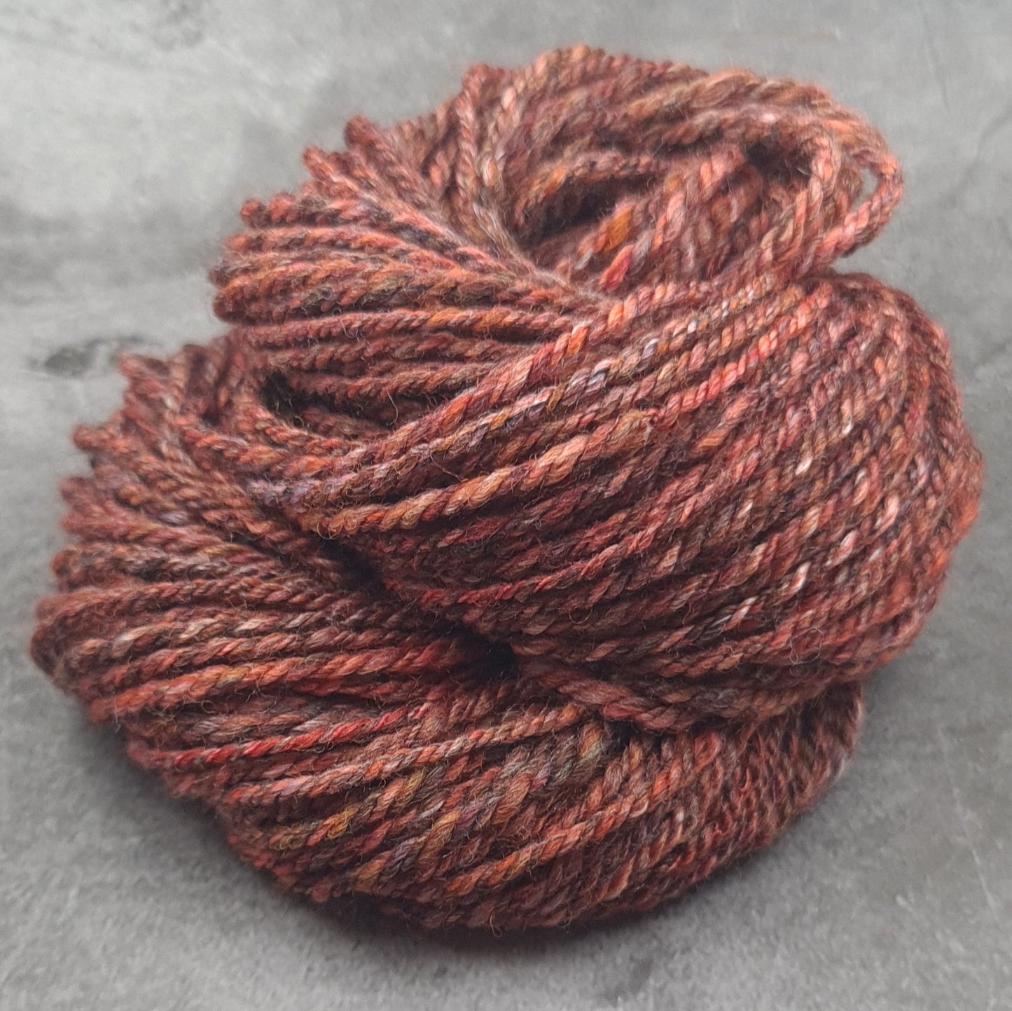 Handspun Worsted/Aran yarn, merino wool, alpaca & silk, mini skeins