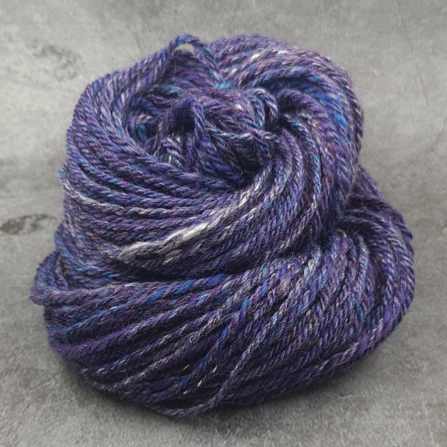 Handspun Worsted/Aran yarn, merino wool, alpaca & silk, mini skeins