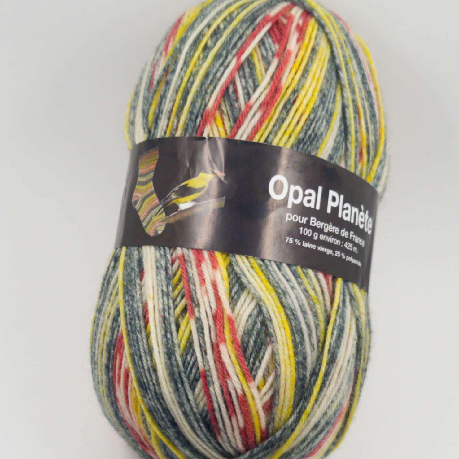 Self Patterning Sock Yarn, Opal Planet for Bergere de France, Otto 23635, 100g